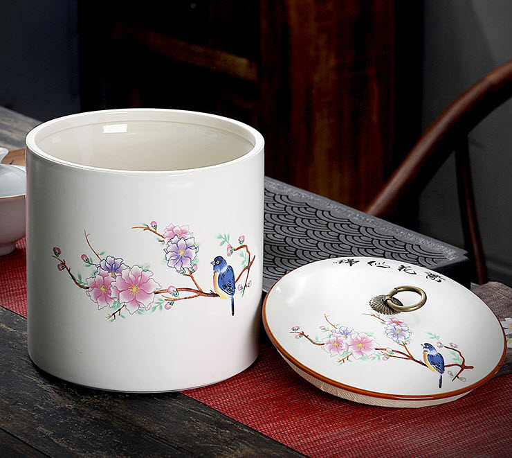 Hộp đựng trà khô sứ ceramics Shengda YG0025