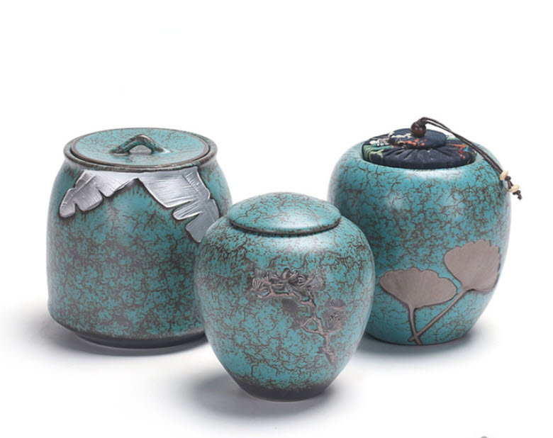 Hộp đựng trà khô sứ ceramics Shengda CYG1619