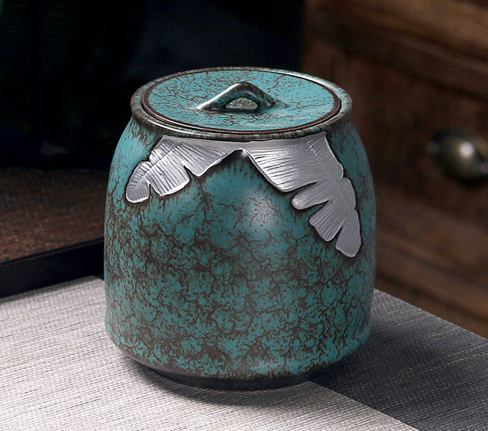Hộp đựng trà khô sứ ceramics Shengda CYG1619