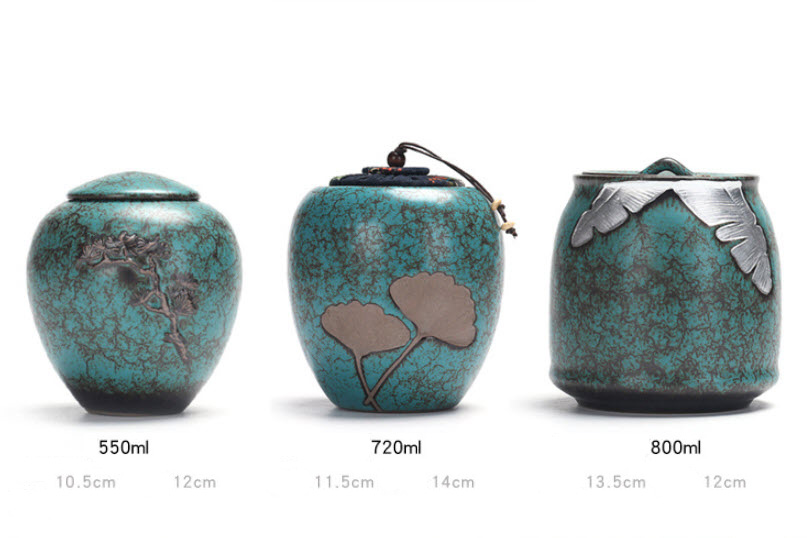Hộp đựng trà khô sứ ceramics Shengda CYG1619