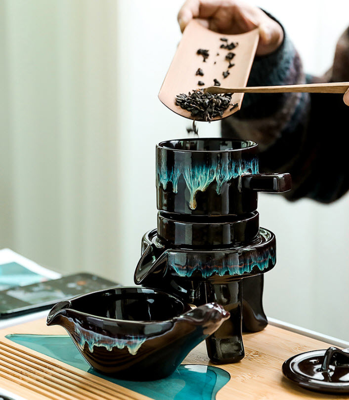 Bộ ấm pha trà sứ ceramics Shengda JY060