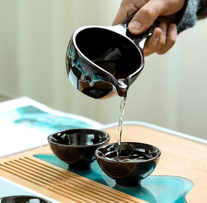 Bộ ấm pha trà sứ ceramics Shengda JY060