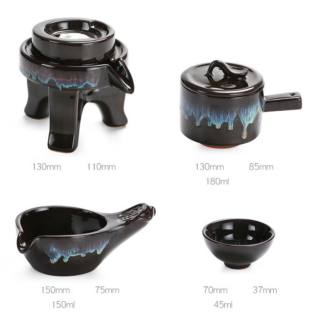 Bộ ấm pha trà sứ ceramics Shengda JY060