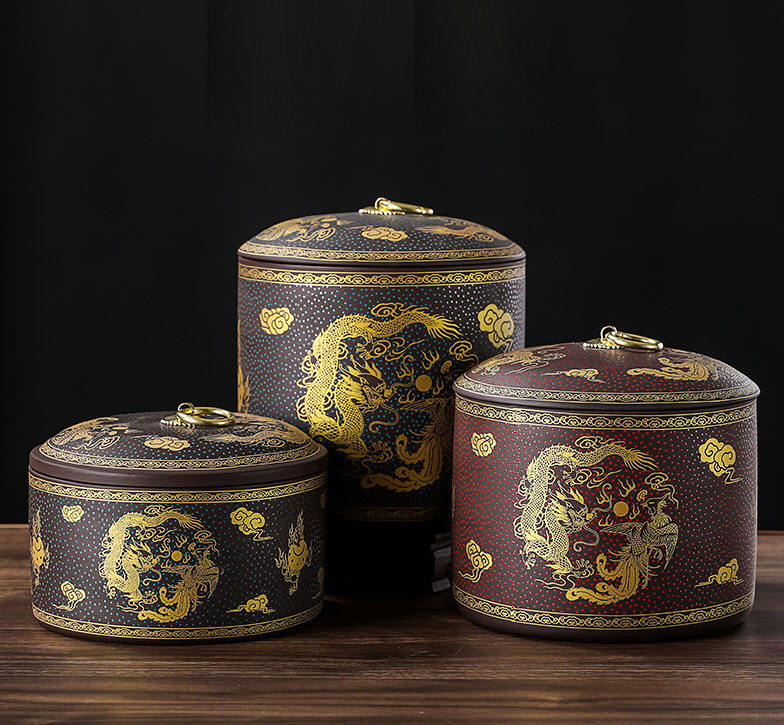 Hộp đựng trà khô sứ ceramics Shengda YL1222