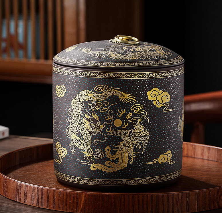 Hộp đựng trà khô sứ ceramics Shengda YL1222