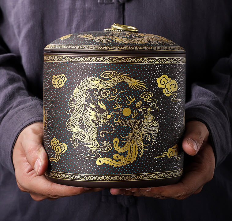 Hộp đựng trà khô sứ ceramics Shengda YL1222