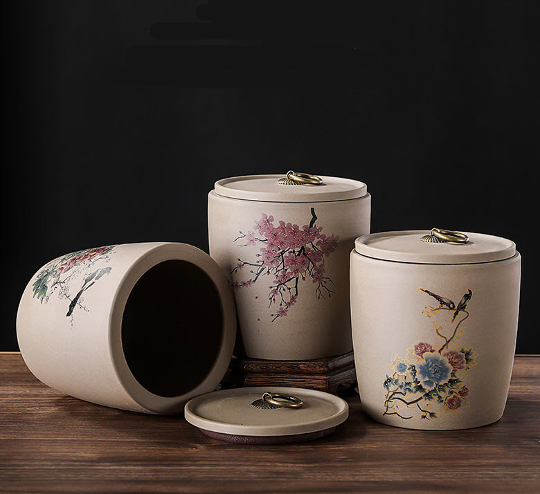 Hộp đựng trà khô sứ ceramics Shengda YL008