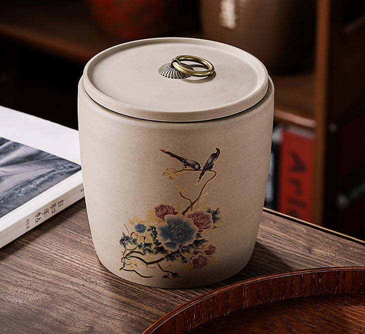 Hộp đựng trà khô sứ ceramics Shengda YL008