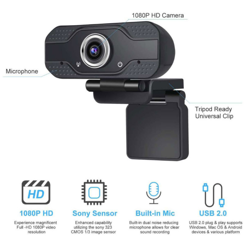 Webcam máy tính HD 1080P Speed CPC21B