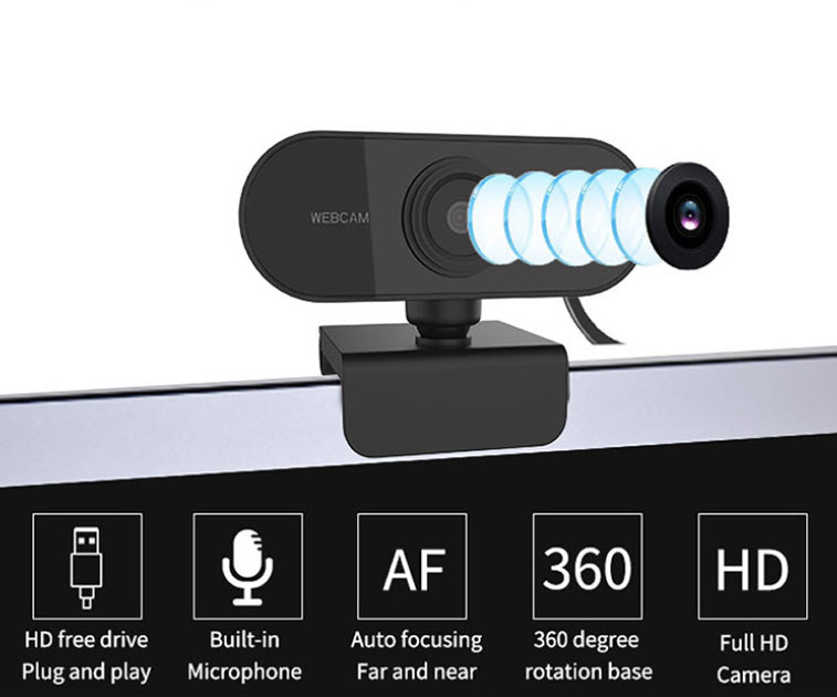 Webcam máy tính 4K autofocus Speed CPC28B