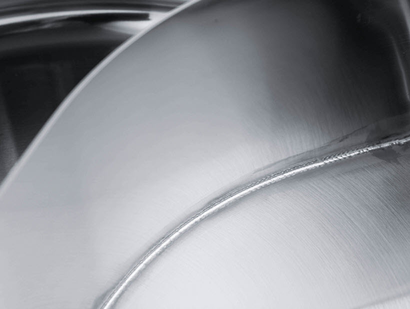 Nồi lẩu 2 ngăn inox 304 hoa văn vân búa đáy 3 lớp Legacy LG001