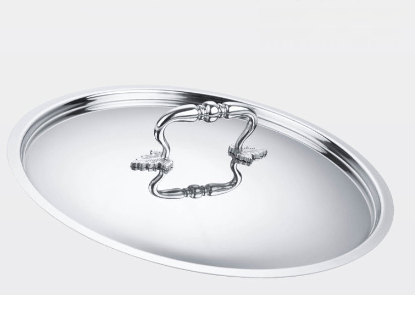 Nồi lẩu 2 ngăn inox 304 hoa văn vân búa đáy 3 lớp Legacy LG001