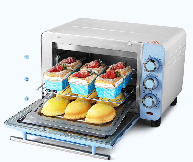 Lò nướng 2 đường nhiệt 15L Loyola LO15S