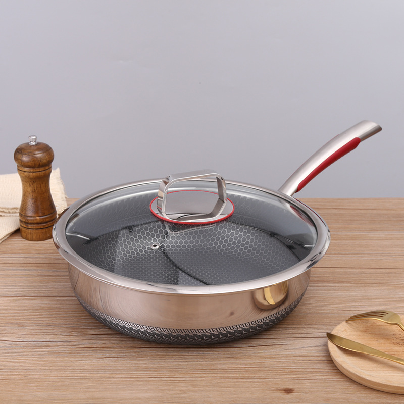 Chảo Inox 316 sâu lòng chống dính tổ ong ORY OR001.