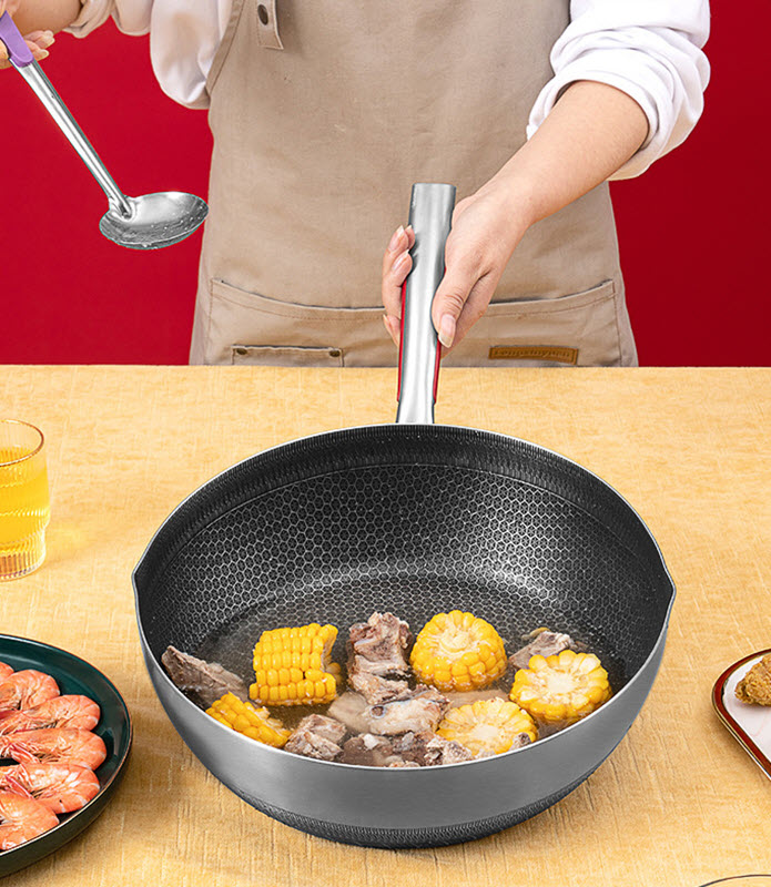 Chảo Inox 316 sâu lòng chống dính tổ ong ORY OR001.