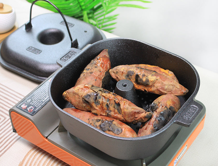 Nồi gang hấp rau củ quả hoặc ăn lẩu OEM CY002