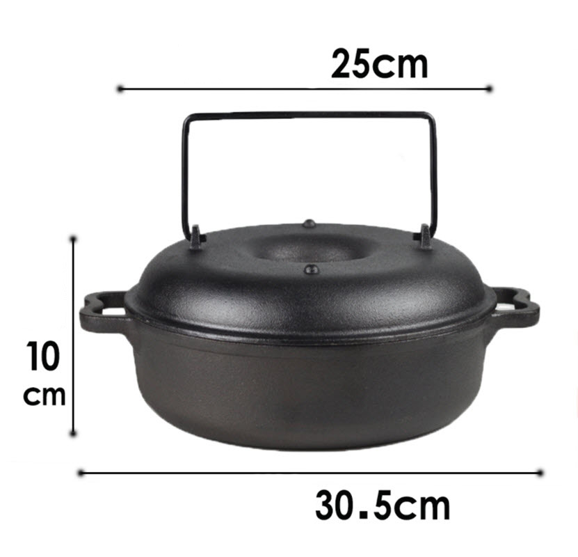 Nồi gang hấp rau củ quả hoặc ăn lẩu OEM CY002