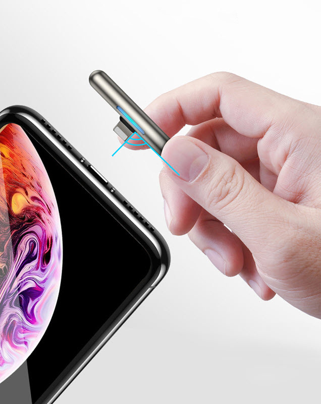Cáp sạc iphone ipad Baseus BS006 đầu cắm vuông góc