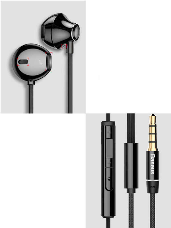 Tai nghe có dây Baseus Encok H06 có volume và mic