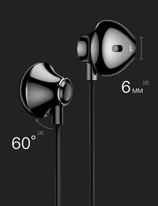 Tai nghe có dây Baseus Encok H06 có volume và mic