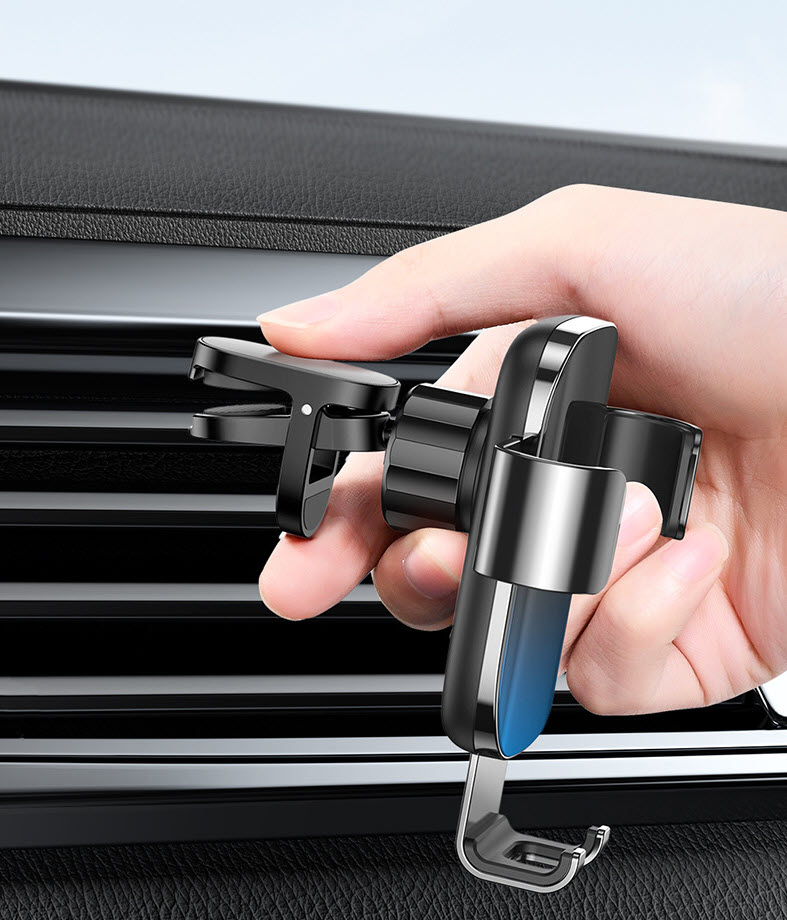 Giá gắn điện thoại cho xe hơi Baseus SUYL-LG01 hợp kim nhôm