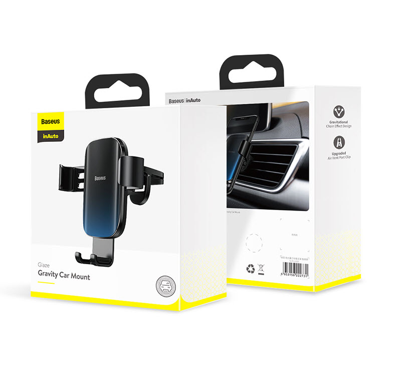 Giá gắn điện thoại cho xe hơi Baseus SUYL-LG01 hợp kim nhôm