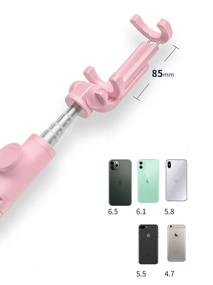 Gậy selfie 65cm giá gắn điện thoại 3 chân Baseus WS18026