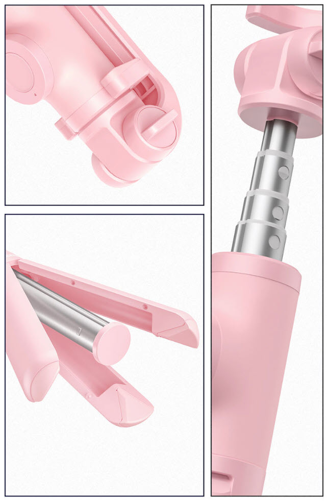 Gậy selfie 65cm giá gắn điện thoại 3 chân Baseus WS18026