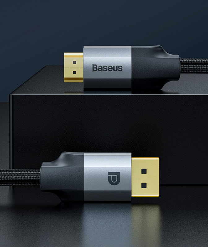 Cáp HDMI to DP chuẩn phân giải 4K 60Hz Baseus BSS007