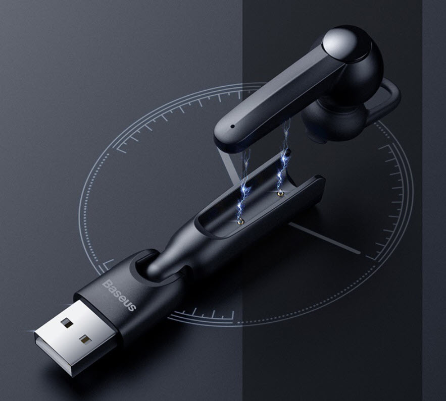 Tai nghe bluetooth Baseus Encok A05 chuẩn 5.0 kèm bộ sạc