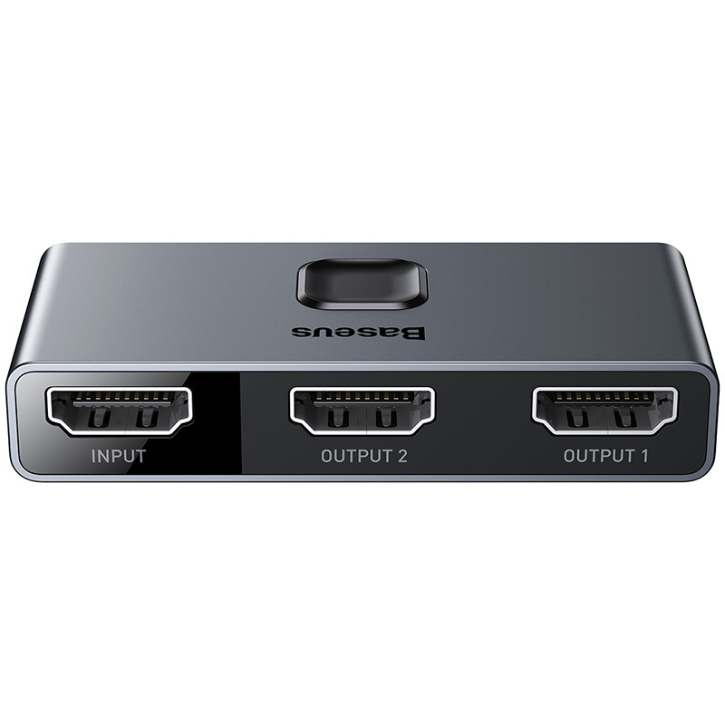 Bộ chia HDMI 1 ra 2 cổng chuẩn 4K/30Hz Baseus CAHUB-BC0G