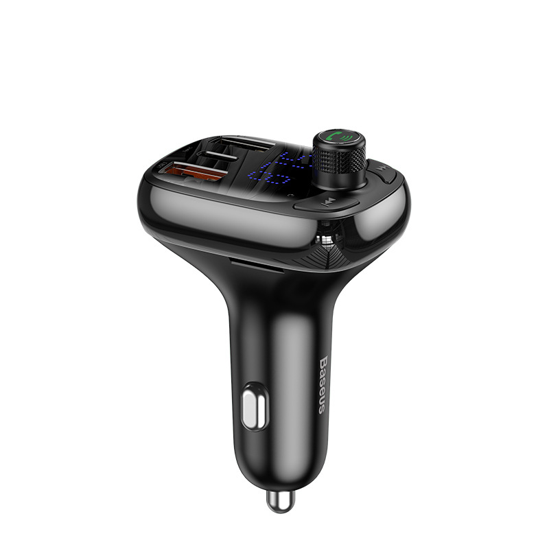 Đầu kết nối bluetooth cho xe hơi Baseus S13 cổng USB-A USB-C hỗ trợ sạc nhanh