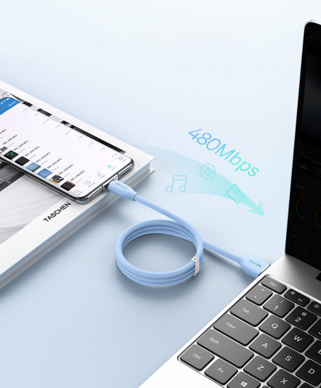 Cáp sạc nhanh Type-C cho điện thoại laptop 20V/5A/100W Baseus BSS028