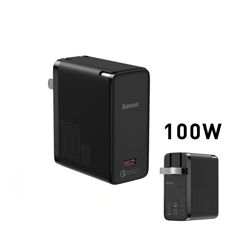 Adapter củ sạc nhanh laptop điện thoại 100W Baseus BSS043