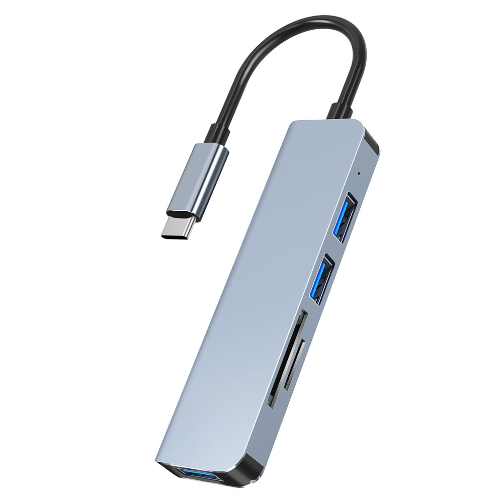 Hub chuyển đổi 5 in 1 USB-C to USB/SD/TF OEM YG2103