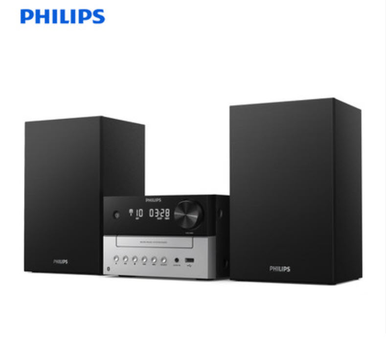 Dàn âm thanh mini bluetooth Philips TAM3205 CD/FM hẹn giờ