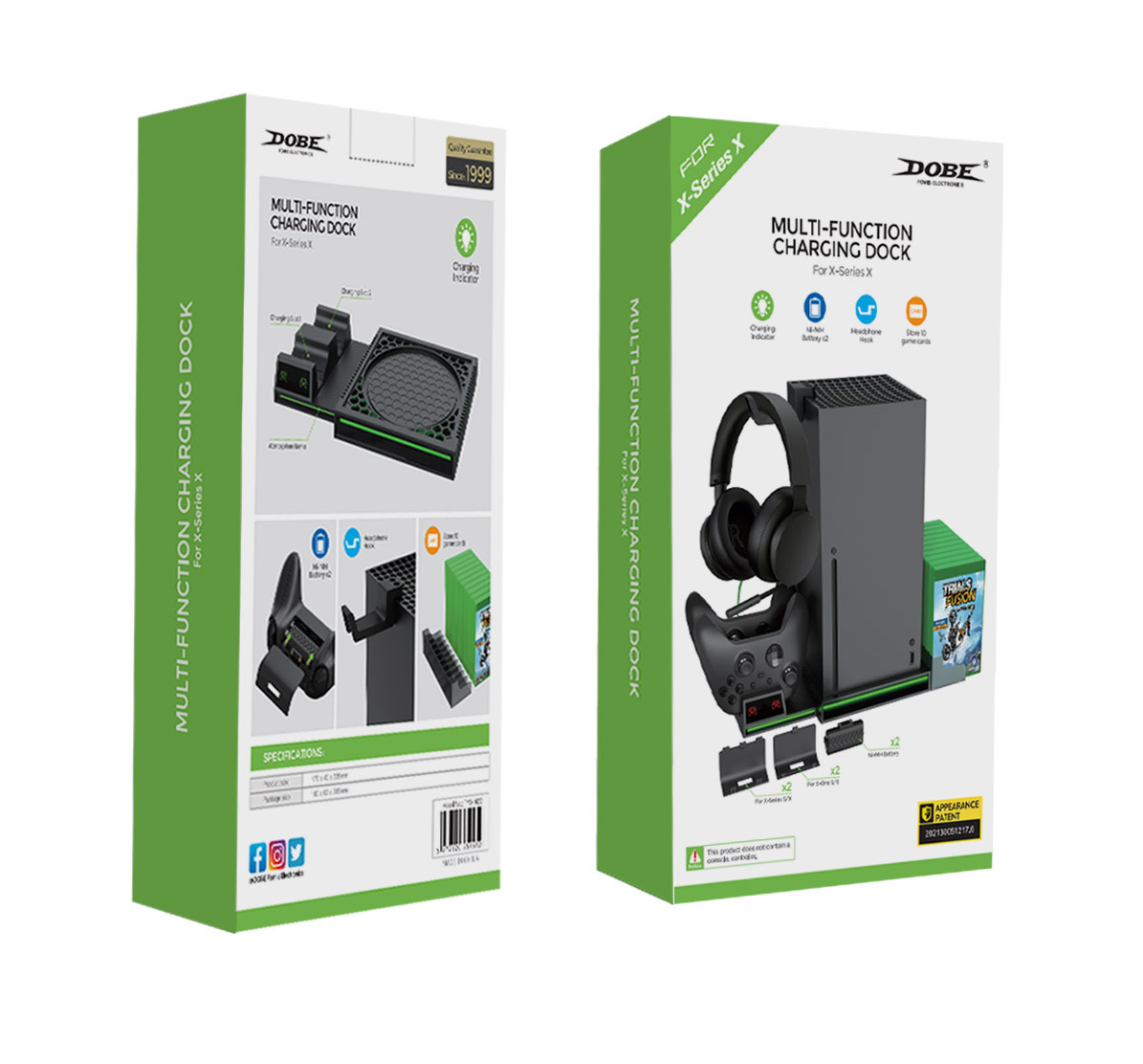Đế sạc tay cầm và khay đựng Xbox SeriesX Dobe TYX-1622