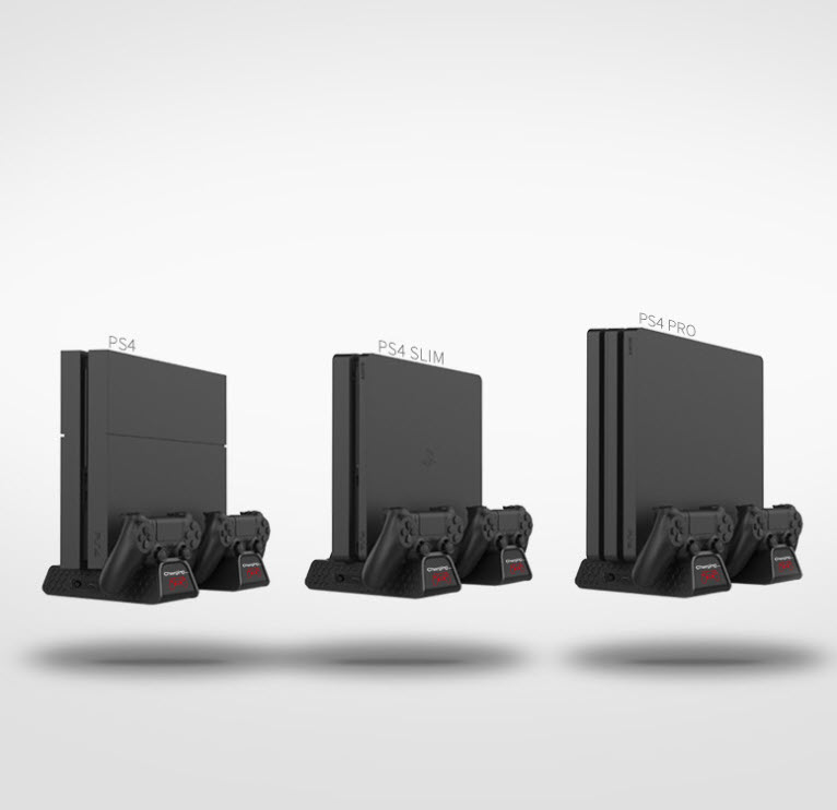 Đế sạc tay cầm và tản nhiệt PS4 có khay để đĩa Dobe TP4-882C