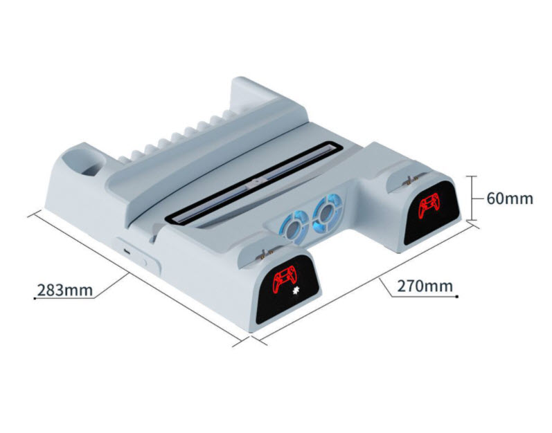 Đế sạc tay cầm và tản nhiệt PS5 có khay để đĩa Dobe TP5-1511