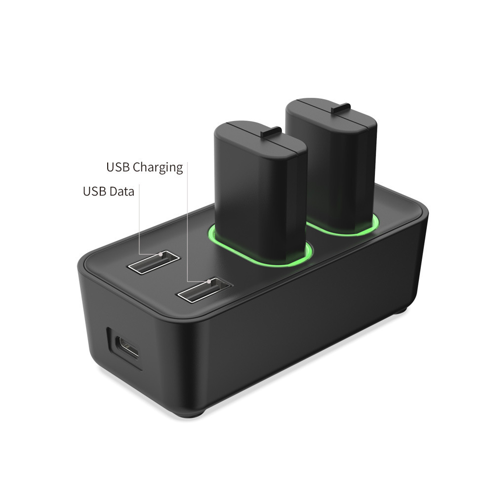 Đế sạc pin cho tay cầm Xbox kèm pin Dobe TYX-0665