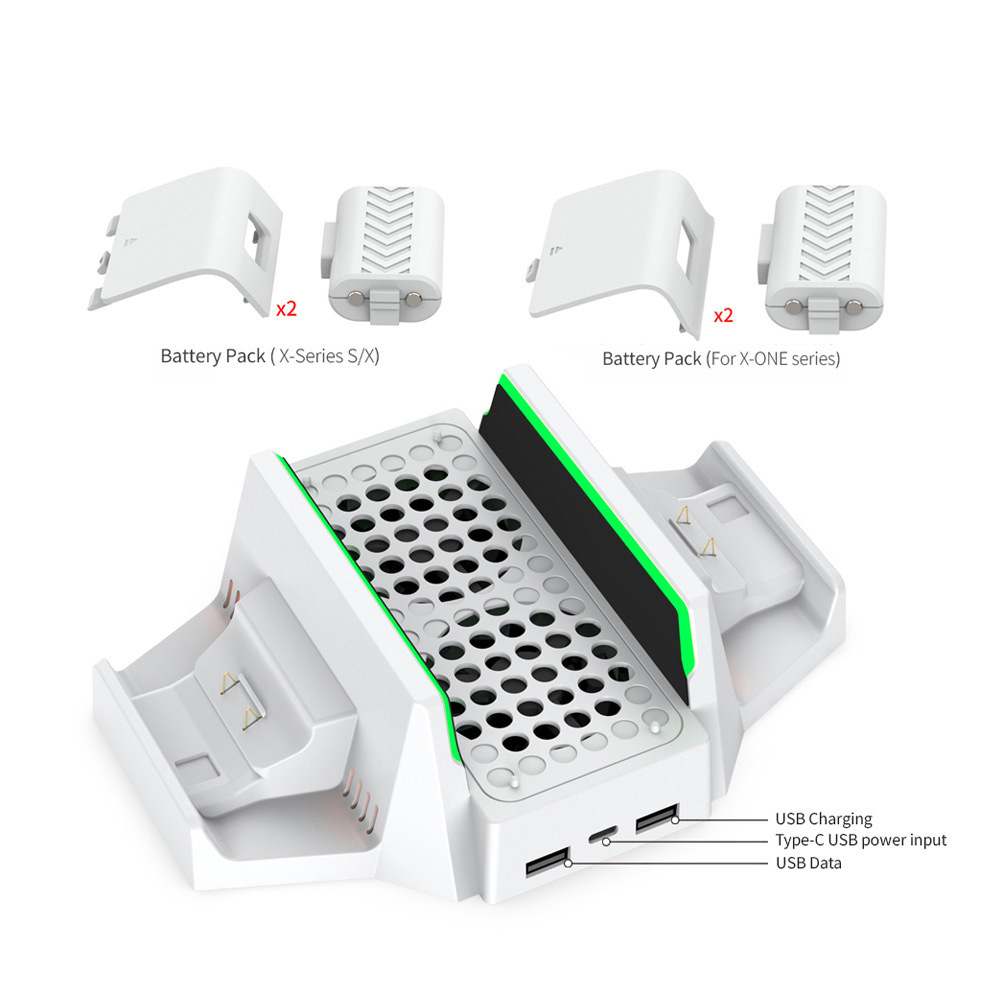 Đế tản nhiệt XBox SeriesS và sạc tay cầm không dây Dobe TYX-0663