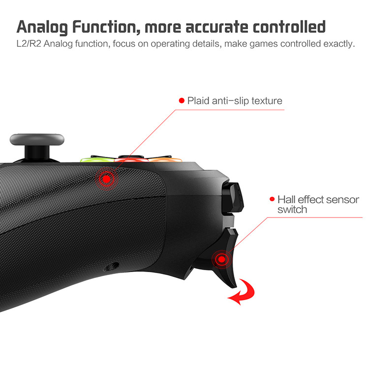 Tay cầm chơi game bluetooth cho điện thoại PC Ipega PG-9078
