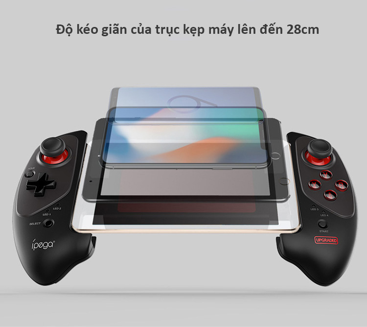 Tay cầm chơi game bluetooth cho ipad điện thoại Ipega PG-9083S