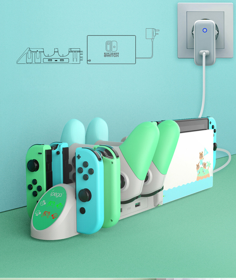 Đế sạc tay cầm Nintendo Switch và Pro Ipega PG-9187A