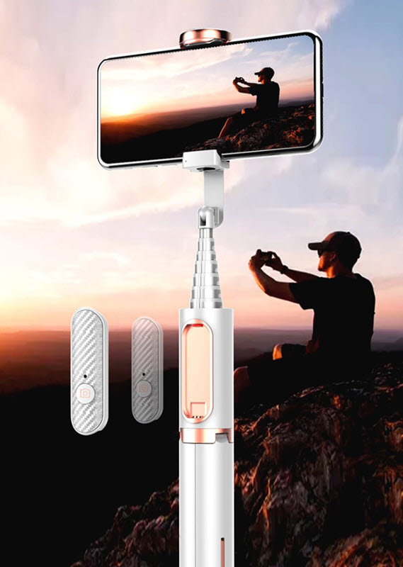 Gậy selfie hỗ trợ chụp bluetooth từ xa chống rung OEM M18