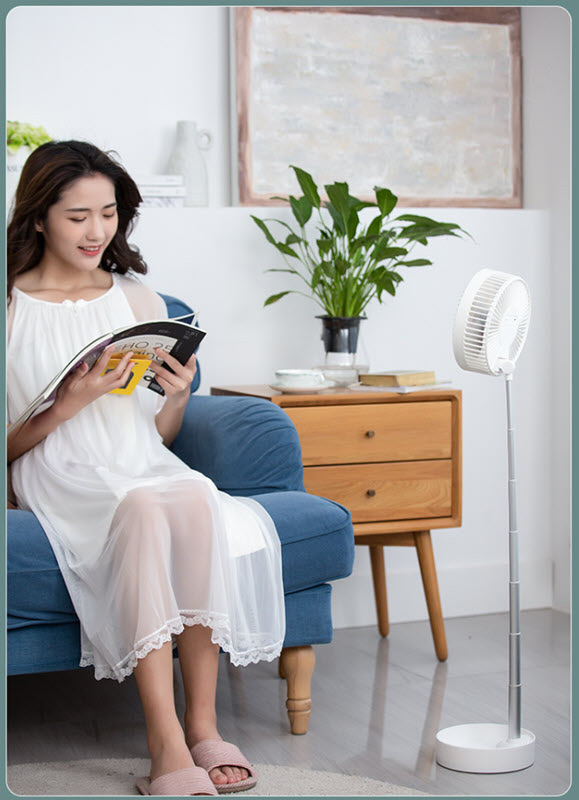 Quạt sạc mini để bàn tăng giảm chiều cao OEM F3