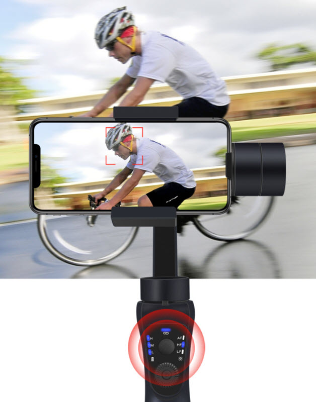 Gimbal tay cầm chống rung 3 trục cân bằng Iekuco S5B