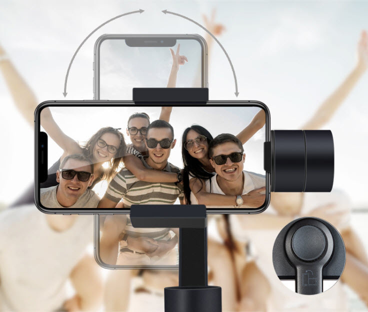 Gimbal tay cầm chống rung 3 trục cân bằng Iekuco S5B