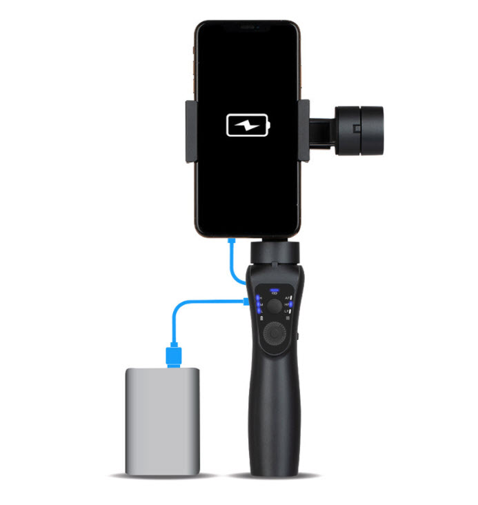 Gimbal tay cầm chống rung 3 trục cân bằng Iekuco S5B