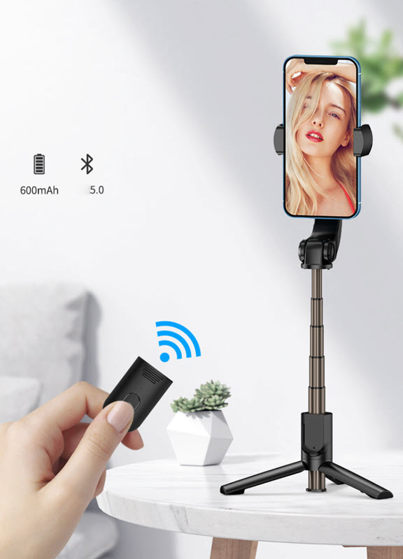 Gimbal tay cầm chống rung 1 trục kèm gậy selfie OEM RP006